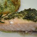 Filets de saumon aux herbes