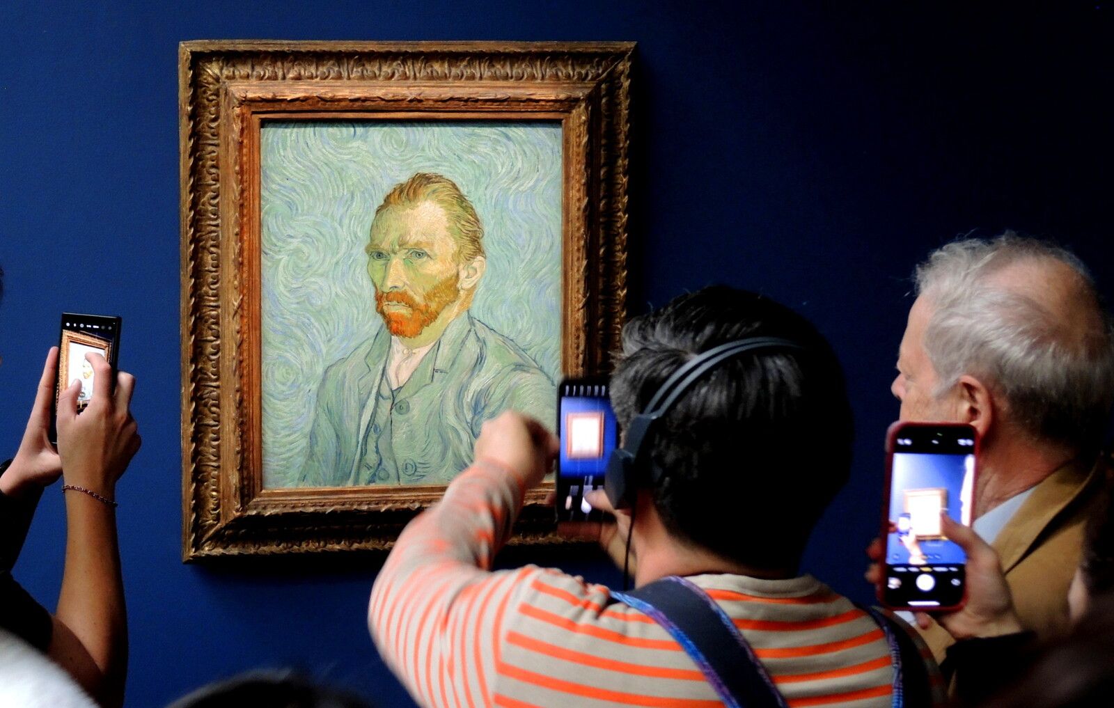 Paris, musée d'Orsay, autoportrait, Van Gogh, touristes (75)