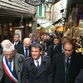 le Premier ministre Manuel Valls en visite au Mont-Saint-Michel - lundi 25 avril 2016