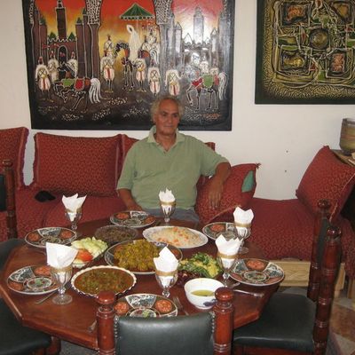 Abderrahmane Zenati chez lui à Saïdia