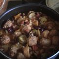 Chili de légumes et boulettes de viande