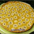 TARTE DES ILES A LA BANANE ET AU RHUM