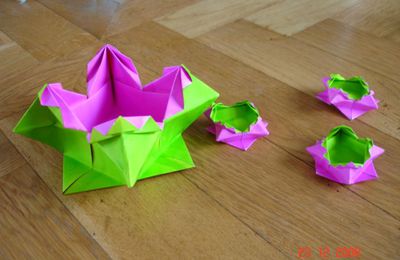 boîte en origami