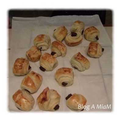 Les petits pains au chocolat 