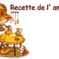 RECETTE DE L'AMITIE