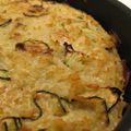 Tourte de riz aux courgettes