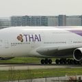 Aéroport: Toulouse-Blagnac: Thai Airways International: Départ livraison Client: Airbus A380-841: HS-TUD: MSN:0122.
