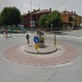 Rond-point à Busca (Italie)
