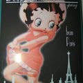 Carte Postale / Plaque Métallique Betty Boop