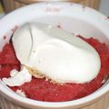 Vacherin à la fraise tout maison