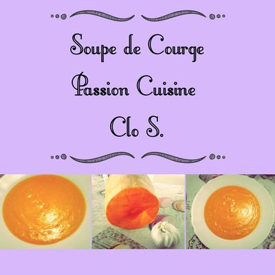 SOUPE DE COURGE 