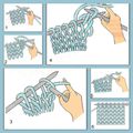 Apprendre à tricoter : Maille endroit et maille envers