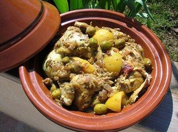 Tajine de poulet au citron