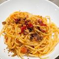 Linguine mollica e "crusco"