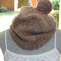 Bonnet Loose nude chic