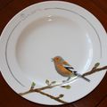 Assiettes aux oiseaux (suite)