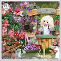 "LA PETITE MARCHANDE DE FLEURS" de Kittyscrap