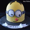 Gâteau Minion (2)