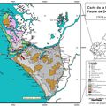 Carte détaillée de la reserve de faune Douala-Edéa(cliquez dessus pour agrandir)