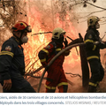 Incendies en Grèce