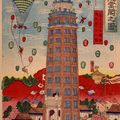 Ryōunkaku, la tour de Tôkyô d'Asakusa détruite par le grand tremblement de terre du Kantô de 1923