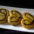 Palmiers au pesto verde