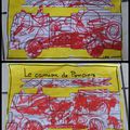 coloriage : Le camion de pompiers