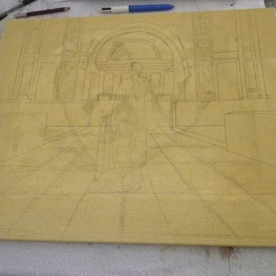 TOILE THEME AVOCAT PEINTURE VAL