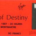 Spear Of Destiny - Lundi 4 Mai 1987 - Elysée Montmartre (Paris)