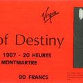 Spear Of Destiny - Lundi 4 Mai 1987 - Elysée Montmartre (Paris)