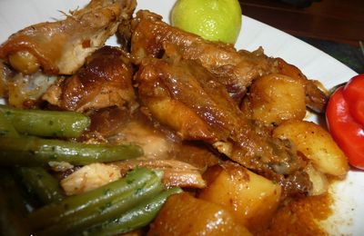 FRICASSEE DE POULET au citron vert