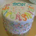 Gâteau d'Anniversaire confettis!