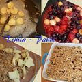 CRUMBLE DE FRUITS AUX AMARETTI .....