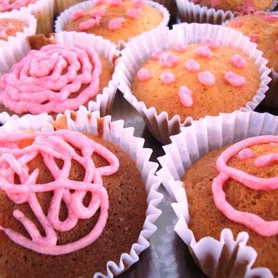 Cupcake tout doux à la vanille