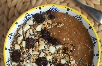 Smoothie bowl couleur d'automne ...