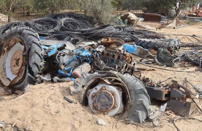 !!Génocide à Gaza: J 616!! Dorénavant moins de 5% des terres agricoles de Gaza, utilisables