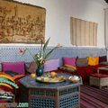 Salon / salon marocain traditionnel intègre l’antiquité pour une décoration 2017 
