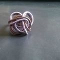 Bague violet/marron