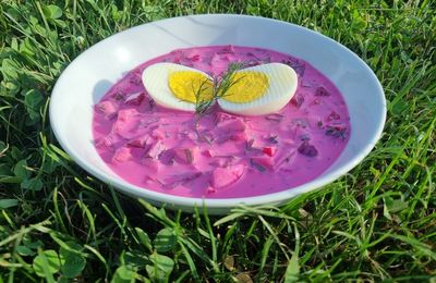 Le Chlodnik (soupe froide polonaise à la betterave)