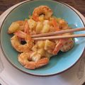 Gambas Coco/Ananas : Recette Plume