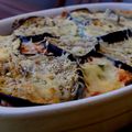 Gratin d'aubergines rôties, à la tomate et ricotta, façon lasagnes végétariennes