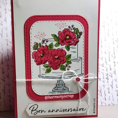 Carte "Bon anniversaire très chère" ©Stampin'Up!