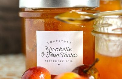 Confiture de mirabelle à la fève tonka