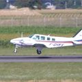 Aéroport Tarbes-Lourdes-Pyrénées: France - Direction Générale de l'Aviation Civile: Beech 58 Baron: F-GHKV.