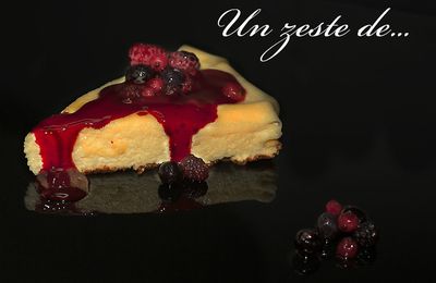 Un zeste de... gâteau japonais au fromage blanc super léger