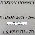 122 - Paoli Pascal - Album N°659 - Saison 2001/2002