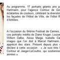 Save the date : "Cannes fait le mur" - Marcel Hartmann expose du 10 mai au 5 juillet à Cannes