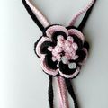 Collier - Broche au crochet