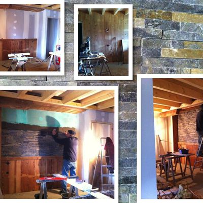 Déco 3 : bois et pierre