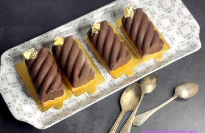 Petits entremets choco-noisettes